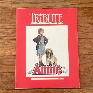 Vintage Summer 1982 Tribute Magazine Annie Volume II Issue 1